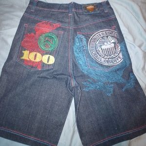 Men's jean shorts